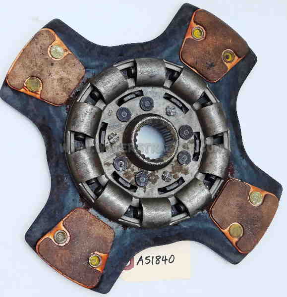 Case IH Internationa Case: 420, 430, 440, 441, 470, 480, 480B, 480C, 480CK, 530, 540, 570, 580, 580B, 580C, 580CK, 640 Clutch Disc, 11" 4 Button