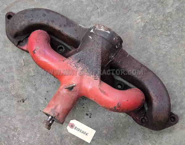 Case IH Internationa IH Farmall: 400, 450, M, Super M, Super Mta, W6, Super W6, Engine: C264 Manifold, Exhaust & Intake, Gas