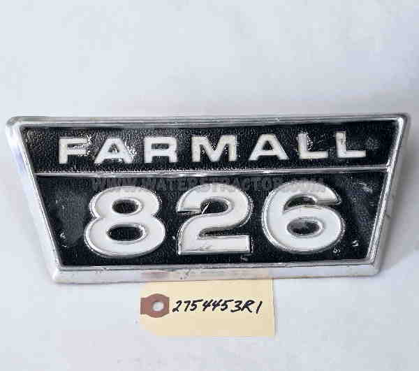 Case IH Internationa Farmall: 826 Emblem, Farmall 826