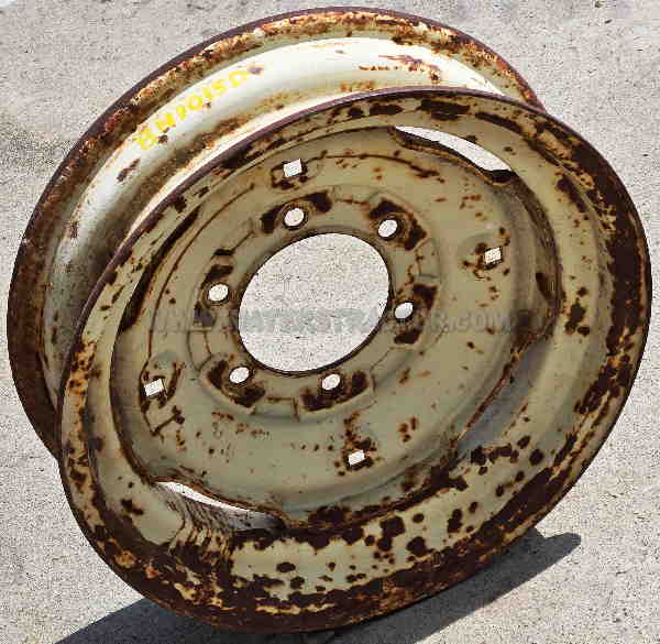 Tires, Rims & Hubs Case Ih: 276, 354, 374, 384, 385, 434, 444, 454, 464, 474, 475, 484, 485, 485XL, 495, 544, 574, 584, 585, 585XL, 595, 674, 684, 685, 685XL, 695, 784, 884, 885, B250, B275, B414, Hydro 84, David Brown: Front Rim, 4-1/2" X 16" 6 Hole