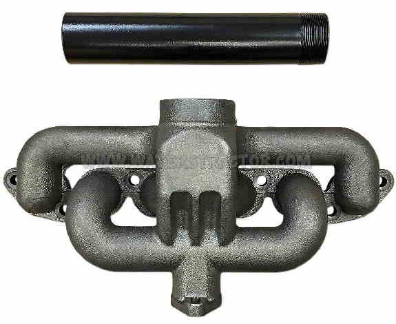 Manifold, Exhaust & Intake, with Pipe