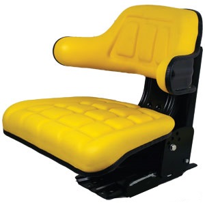 Suspension Seat, Wrap Around Back with Arms, Yellow – Free Shipping!