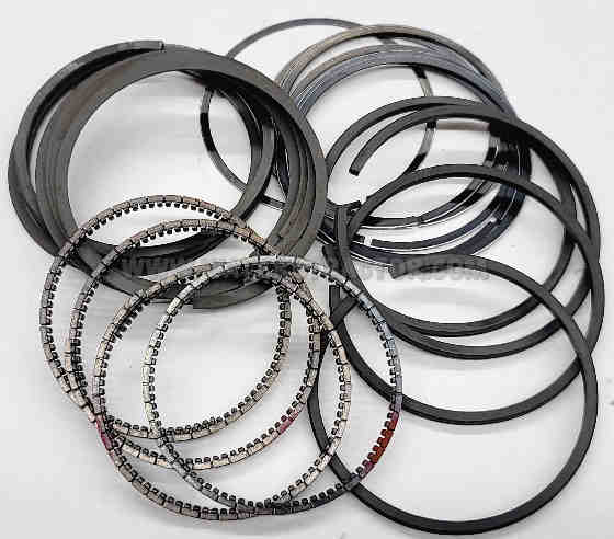 Piston Ring Set, 4 Cyl - .0825" Oversize