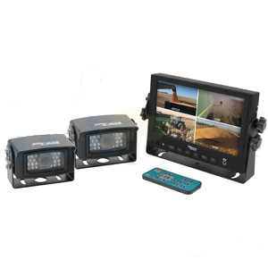 CabCAM Video System, Quad (Includes 7 inch Digital Touch Screen TFT LCD Monitor and 2 Cameras)  – Free Shipping!