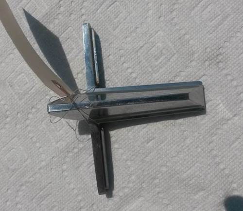 Hood Ornament, Front, Chrome