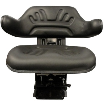 Seats Suspension Seat, Wrap Around Back With Arms, Black