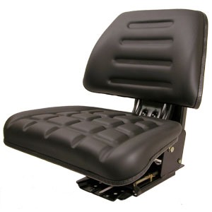Seats Suspension Seat With Trapezoid Backrest, Black