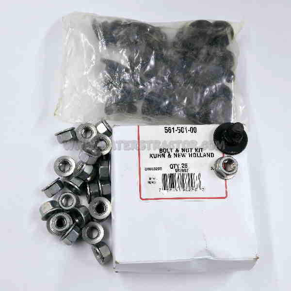 Mower Bolt Kit, Disc Mower Blade, 25 Count