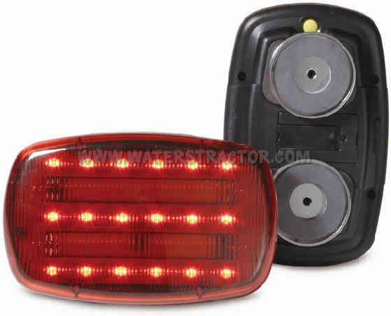 Electrical - All Mod Magnetic Led Safety Light, Red