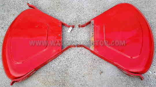 Massey Harris Fender Set, Row Crop