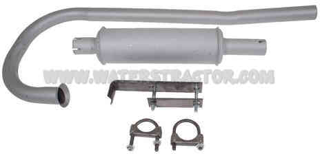 Massey Ferguson Vertical Two Piece Muffler Assembly