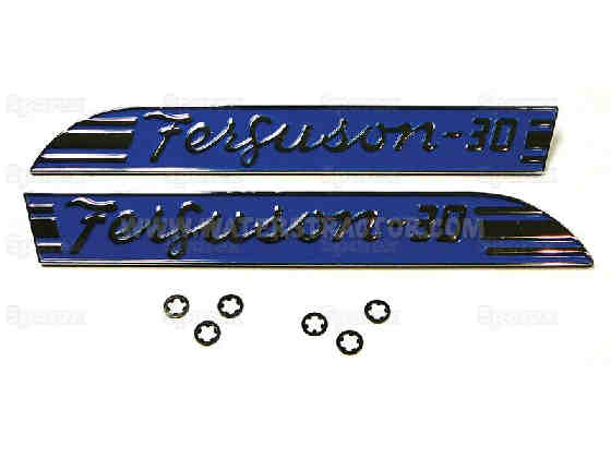 Massey Ferguson Emblem, Side, Ferguson 30, Pair