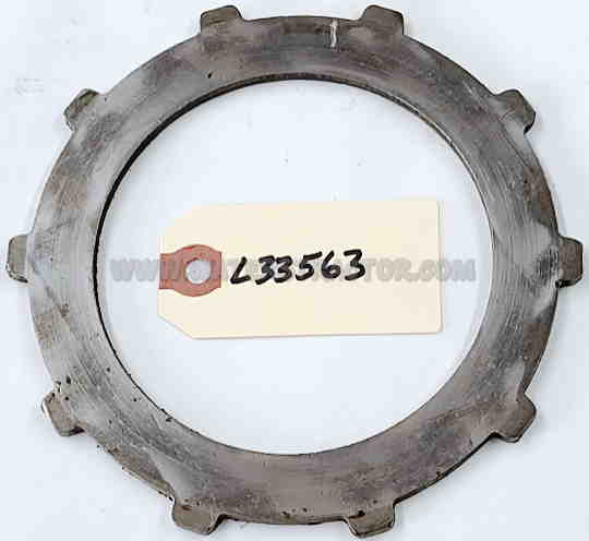 John Deere Plate, Clutch