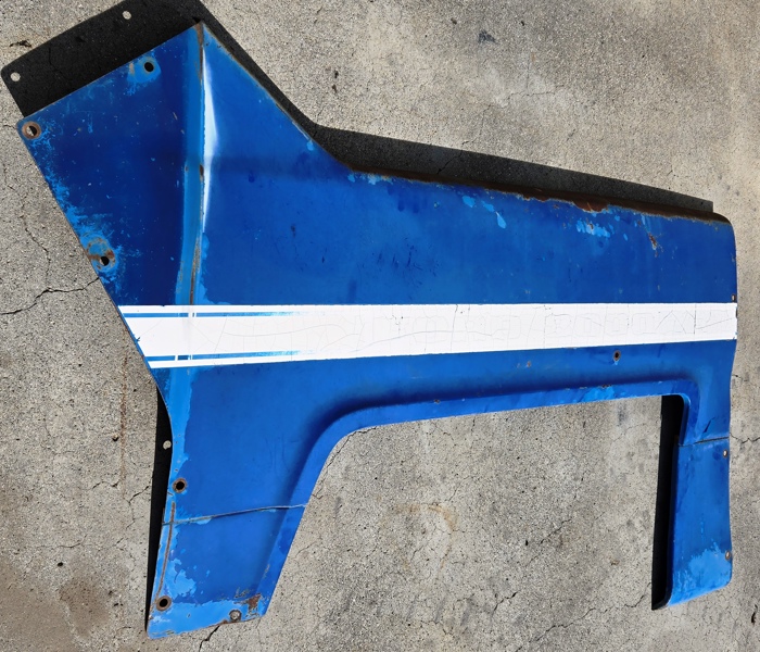 Ford New Holland Hood, Side Panel, RH