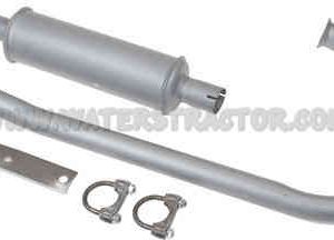 Ford New Holland Vertical Two Piece Muffler And Pipe With Clamp