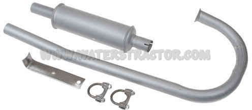 Ford New Holland Vertical Two Piece Muffler And Pipe With Clamp