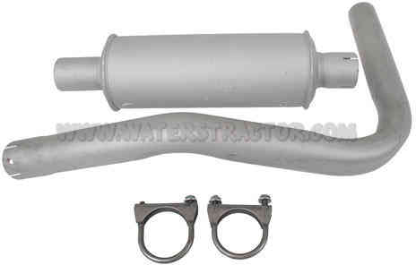 Ford New Holland Vertical Two Piece Muffler And Pipe