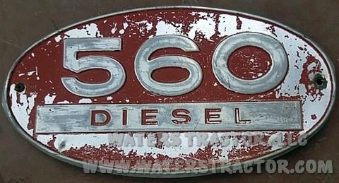 Case IH Internationa Emblem, 560 Diesel