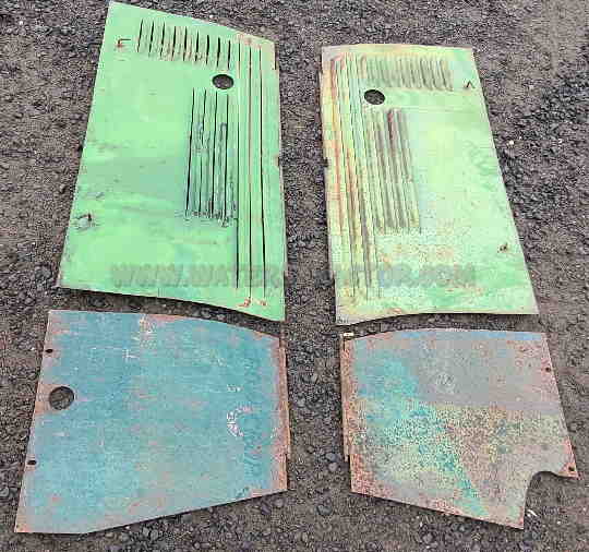 Oliver White Mpl Mol Panel Set OF Four, Lh, RH