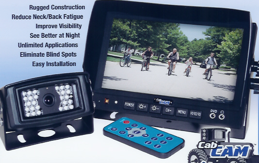 Cab Cam Cabcam Video System (includes 7 Inch Monitor And 1 Camera)